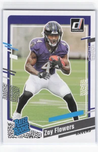 Donruss Zay Flowers 2023 Rated Rookie RC #307 - Foto 1 di 2