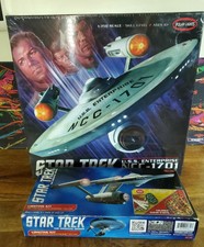 Polar Lights Star Trek USS Enterprise NCC-1701 1/350 Sealed W/Lighting Kit! $ave