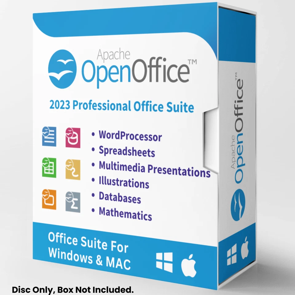 Open Office Home and Student 2023 - Office Software Suite for Windows & MAC - CD - Image 1 of 4