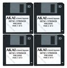 Akai S5000 / S6000 Set Of Four Floppy Disks Set#1 Strings V81006