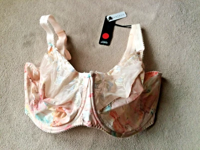 Sujetador Fantasie 36K (H) Estampado Floral Eloise Soporte Lateral Con Aros Estilo 9122 Nuevo con Etiquetas Foto 1 de 4