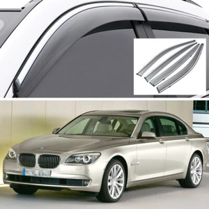 Car Window Vent Visor Deflector Shade Sun/Rain Guards for 2009-2015 BMW 7 Series - Picture 1 of 8