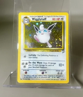 1999 Pokémon Wigglytuff 19/130 Base Set 2 Holo Rare • Vintage WOTC • - Image 1 of 2