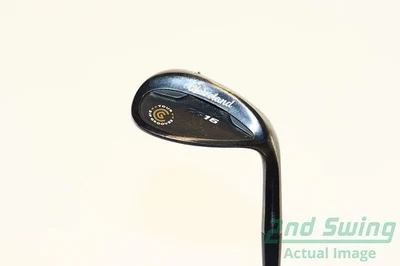 Cleveland CG16 Black Zip Groove Wedge Sand SW 56° Steel Wedge Flex Right 35.5in - Image 1 of 4