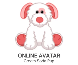 Webkinz Classic Cream Soda Pup August POTM Pet of the Month Code Only - Picture 1 of 1