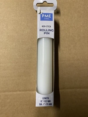 Rolling Pin 6" Non Stick Polyethylene Cake Icing Tool Sugarcraft Decorating PME - Image 1 of 4