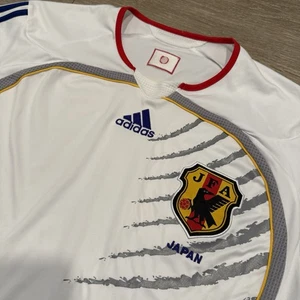 Adidas Japan Jersey Men's L Soccer Football 2006 World Cup Away White Japan - Picture 1 of 12
