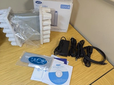 KSE LaCie 301108U d2 HD Quadra 7200RPM 8MB 320GB eSATA F800/400 External Drive - Image 1 of 4