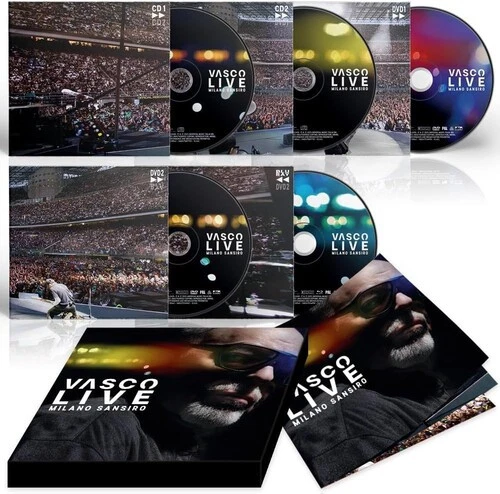 Vasco Rossi - Vasco Live Milano Sansiro - Box 2CD+2DVD+Blu-Ray [New CD] With Blu - Bild 1 von 1