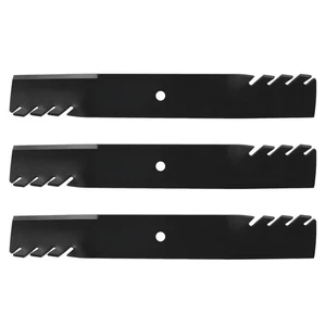 3er Pack gezahntes Mähmesser für Exmark Lazer Z Toro Ariens Gravely 60" Decks - Bild 1 von 6