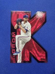 Jacob DeGrom 2025 Topps Series 2 K-Zone Die-Cut #KZ-22 - Picture 1 of 10