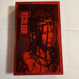 Living Colour- Stain- Cassette Tape Red Cassette - Picture 1 of 2