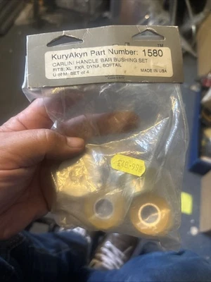 Buchas de guidão Harley Davidson Sportster Dyna Softail FXR Kuryakyn Carlini - Imagem 1 de 4