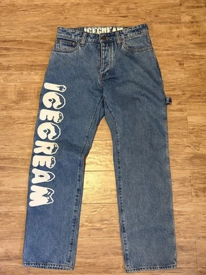 Мужские джинсы Billionaire Boys Club Ice Cream 30 Carpenter Dog с вышивкой Y2K - Изображение 1 из 4