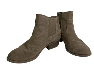 Arizona Brown Suede? Ankle Booties Shoes Size 8.5 Medium - Picture 1 of 7
