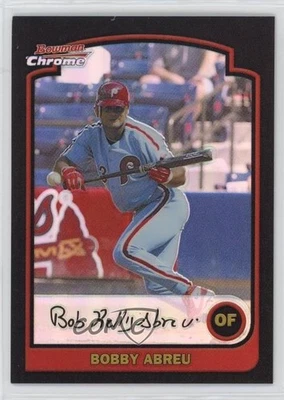 2003 Bowman Chrome Refractor Bobby Abreu #19 - Image 1 of 2