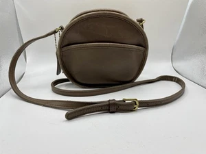 VTG Coach Canteen Purse Mini Chester Mocha Brown Leather Cross Body No. L5M-9982 - Picture 1 of 11