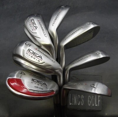 Set of 7 x Adams Golf Idea A2OS Irons 4-PW Regular Graphite Shafts Mixed Grips* - Image 1 of 4