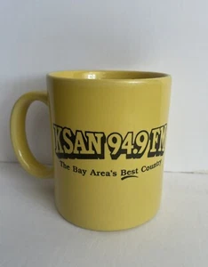 Vintage KSAN 94.9FM Country Music Radio Station Bay Area CA Giveaway Coffee Mug - Picture 1 of 11
