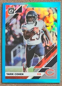 Tarik Cohen 2019 Donruss Optic Aqua Prizm #20 /299 Chicago Bears Numbered Holo - Picture 1 of 2