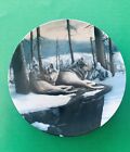 KNOWLES Twighlight Friends Call of the Wilderness Wolf Collector Plate 1992 COA