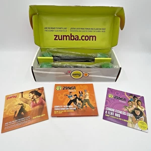 Sistema de modelado corporal Zumba Fitness varillas tonificantes pesas de manos con 5 DVD de entrenamiento - Imagen 1 de 9