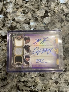 2024 Triple Threads Hayes Cruz Reynolds Triple Relic Auto #/27 Pirates - Picture 1 of 2