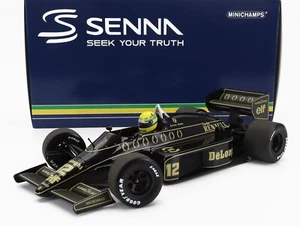 Minichamps LOTUS F1 98T RENAULT TURBO DIRTY VERSION 1986 SENNA 1/18 Scale New! - Picture 1 of 3