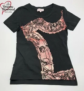 Vivienne Westwood Red label short sleeve Frame T-shirt Satya Orb Black beautiful - Picture 1 of 7