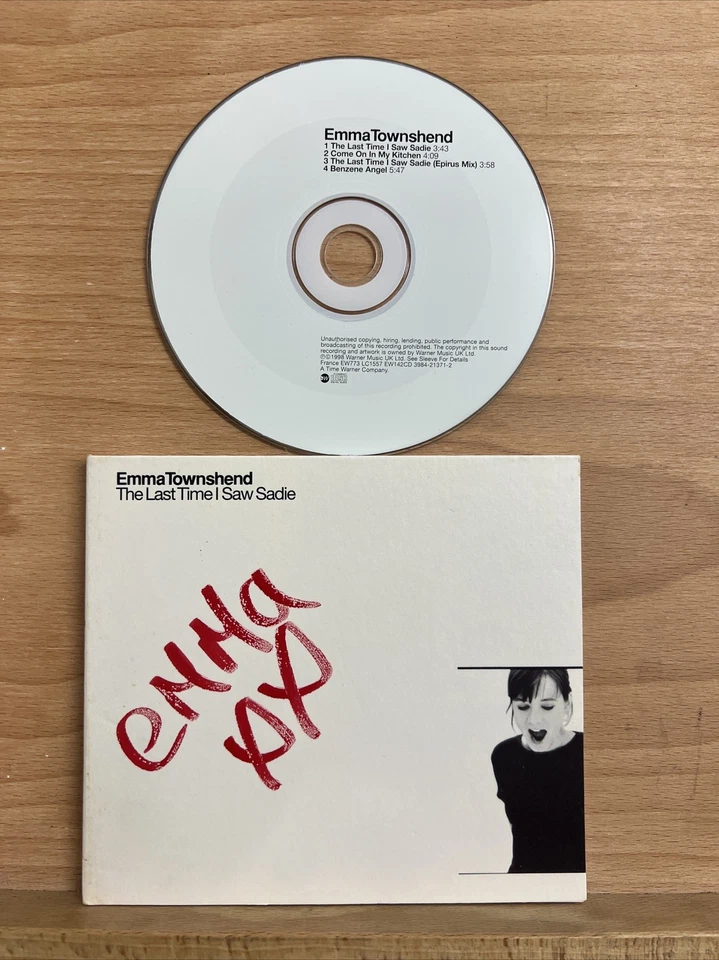 Townshend, Emma-Last Time I Saw Sadie CD Maxi, Single. Digipak SIGNED - Image 1 of 1