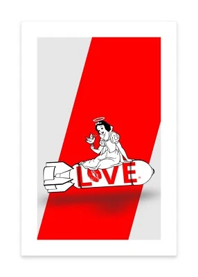 Chris Boyle LOVE Pop Passion Art estampado 20/25 para el amor de tu vida Foto 1 de 4