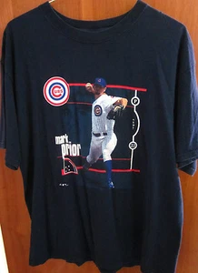 CHICAGO CUBS logo pitcher Mark Prior 2003 large T shirt baseball #22 OG - Picture 1 of 1