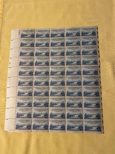 Scott 961 - 1948 US and Canada Friendship Full Sheet of 50 US 3¢ Stamps MHN OG - Picture 1 of 2