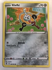 Pokémon TCG Fusion Strike Klefki 186/264 NM - Picture 1 of 2