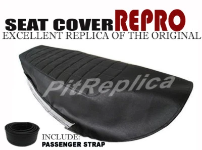 KAWASAKI SEAT SADDLE COVER S1 S2 '72 H2 H2A '72-73 W/ STRAP [BVOO]   - Image 1 of 4