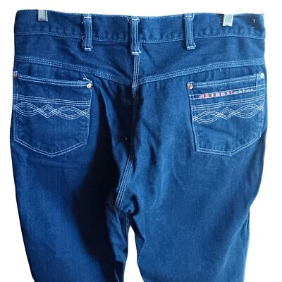 Jeans discoteca vintage para hombre 36x25 AJUSTADOS AÑOS 80 ÍNDIGO TOUR DE FRANCIA DISCO BOLSILLO JEANS Foto 1 de 4