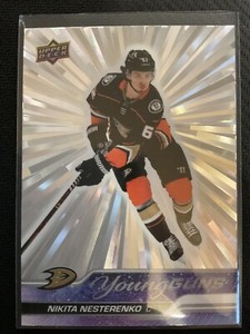 Nikita Nesterenko 2023-24 Upper Deck Outburst Silver Young Guns RC Card #230  *