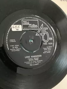Diana Ross. Love Hangover 7” vinyl 1976; Motown - Picture 1 of 4