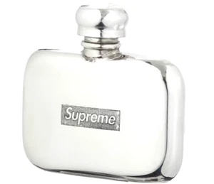 Mini frasco Supreme de peltre plateado FW20 - Imagen 1 de 4