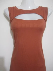 Eye Candy Women’s Tank Top Copper Sz XL - Picture 1 of 3
