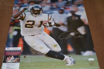 LaDainian Tomlinson San Diego Chargers Autographed 16x20 JSA Authentication - Image 1 of 2