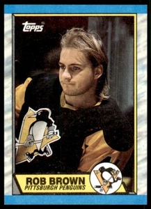 1989-90 Topps Rob Brown Hockey Cards #193 - Picture 1 of 2