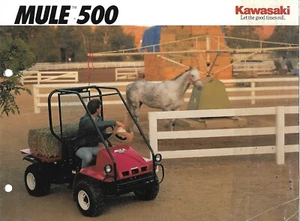 UTV Brochure - Kawasaki - Mule 500 - 1991 (V271) - Bild 1 von 1