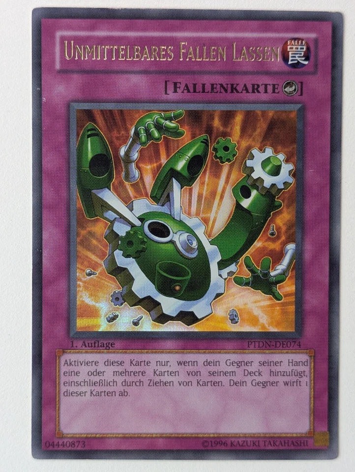 Unmittelbares Fallen Lassen PTDN-DE074 1. Auflage Ultra Rare DE EX YUGIOH - Bild 1 von 1