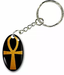 Keychain key ring keyring car egypt egyptian ramses ankh cross symbol of life - Picture 1 of 1