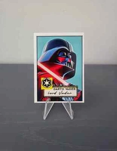 DARTH "LORD" VADER PARODIA ACEO ARTWORK TRADING ART CARD 1952 TOPPS STAR WARS - Foto 1 di 2