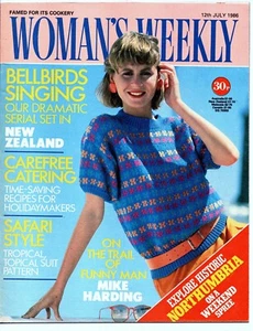British Woman's Weekly Magazine 12 July 1986 including Knitting - Picture 1 of 1
