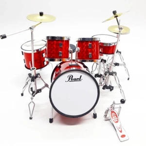 Kit de batería miniatura exclusivo de perlas 1/12 rojo - Imagen 1 de 3