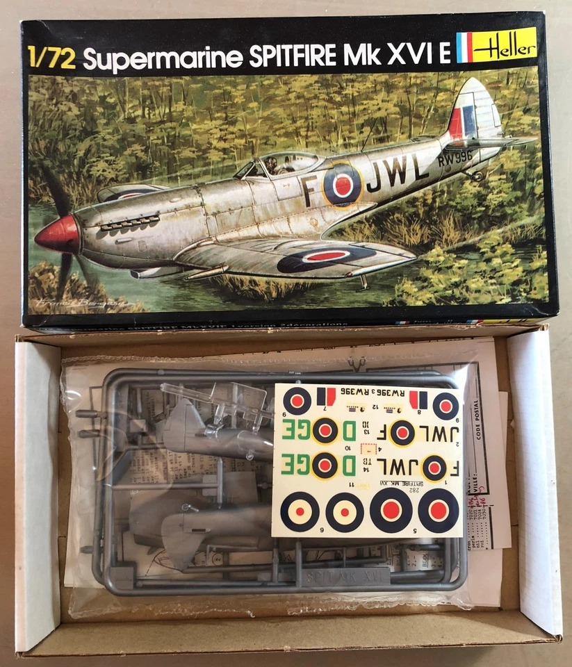 HELLER 282 - SUPERMARINE SPITFIRE Mk.XVI E - 1/72 PLASTIC KIT - Immagine 1 di 1