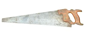 VTG Henry Disston & Sons D-23 Hand Saw 7 Points 26" Long Blade Philadelphia, USA - Picture 1 of 8